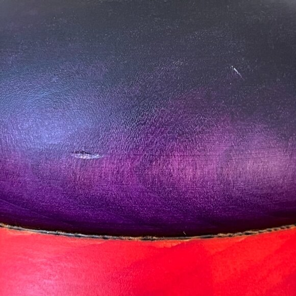 Vintage Japanese Creative Kokeshi Doll by Master Sansaku Sekiguchi Chubby Red - Picture 13 of 13